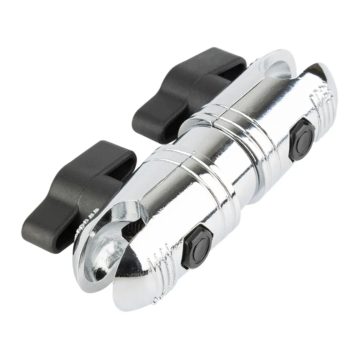 Chrome Mini Mounting Arm With Dual 20Mm Connector Ends 1