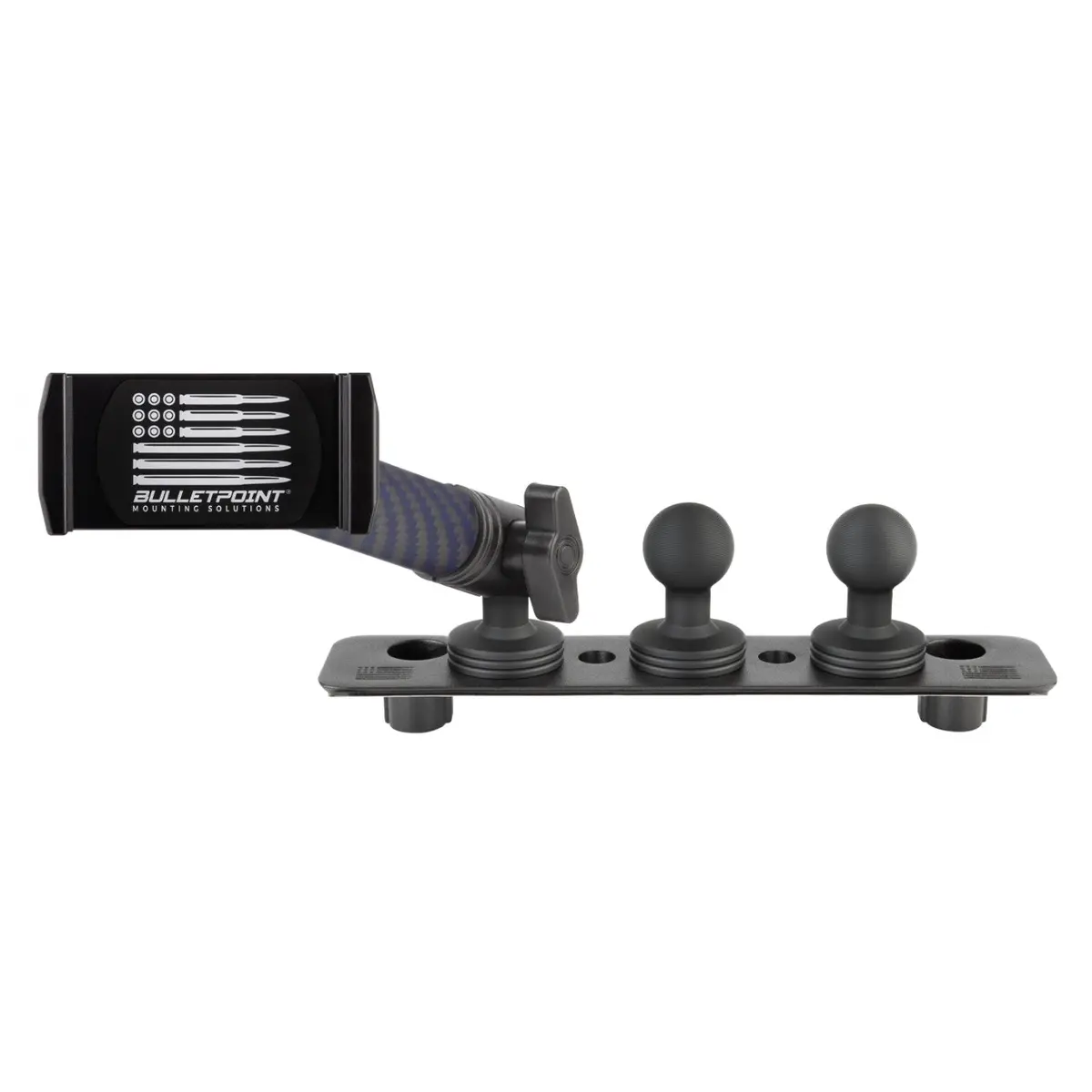 2013-2018 Ram Truck & 2019-2024 Ram 1500 Classic 20Mm 3-Ball Metal Dash Mount 1