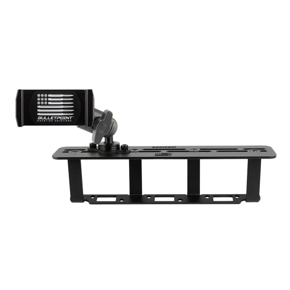 2023+ Ford Super Duty Rubigrid® Center Console Mount Phone + Device Holder 1