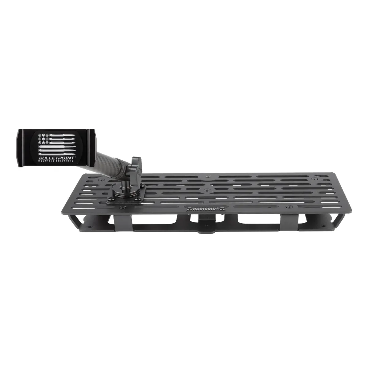 Rubigrid® 2023+ Ford Super Duty Dash Mount Phone + Device Holder With Black Arms 1