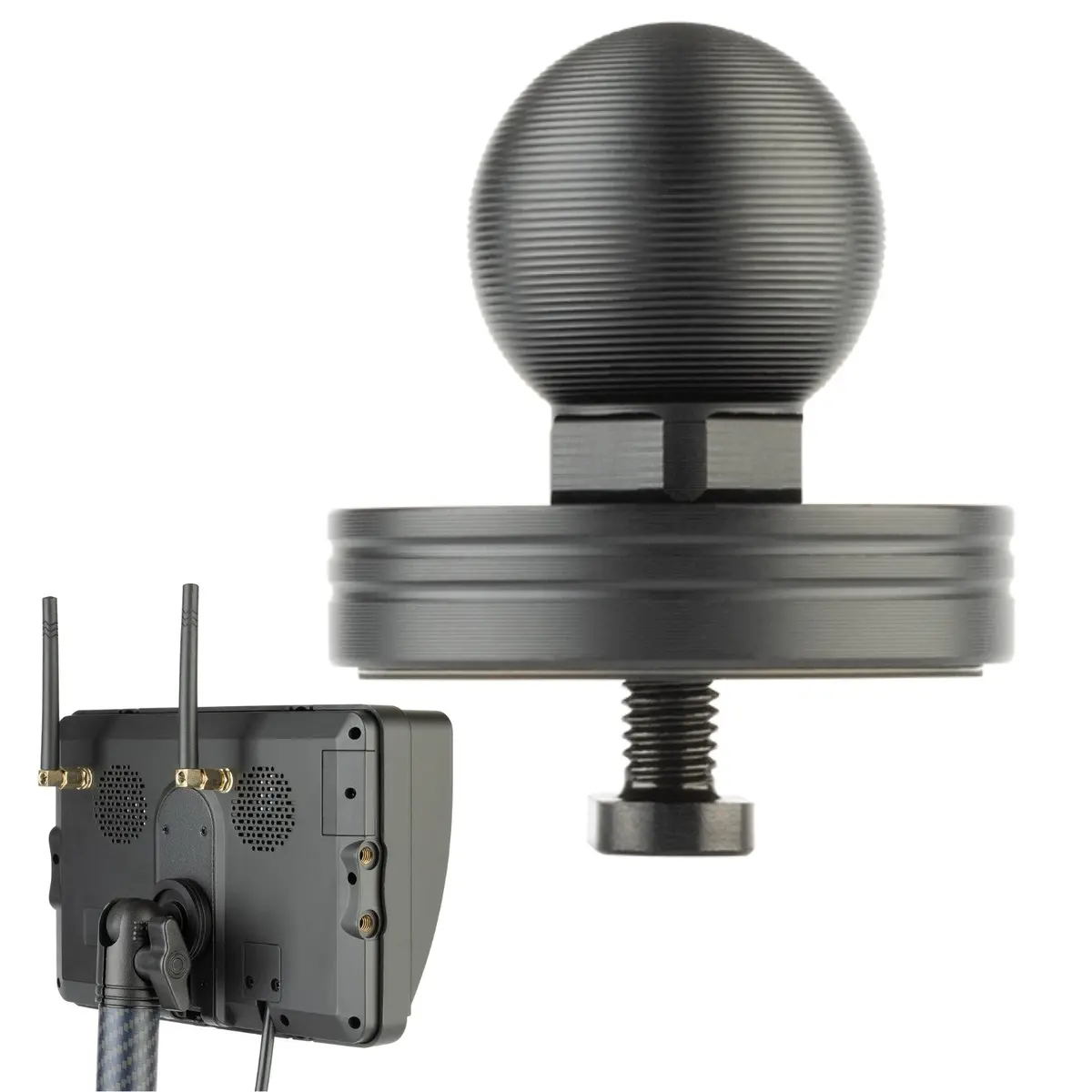 Backup Camera Monitor Mount & T-Bolt Adapter With 20Mm Ball Mount 1