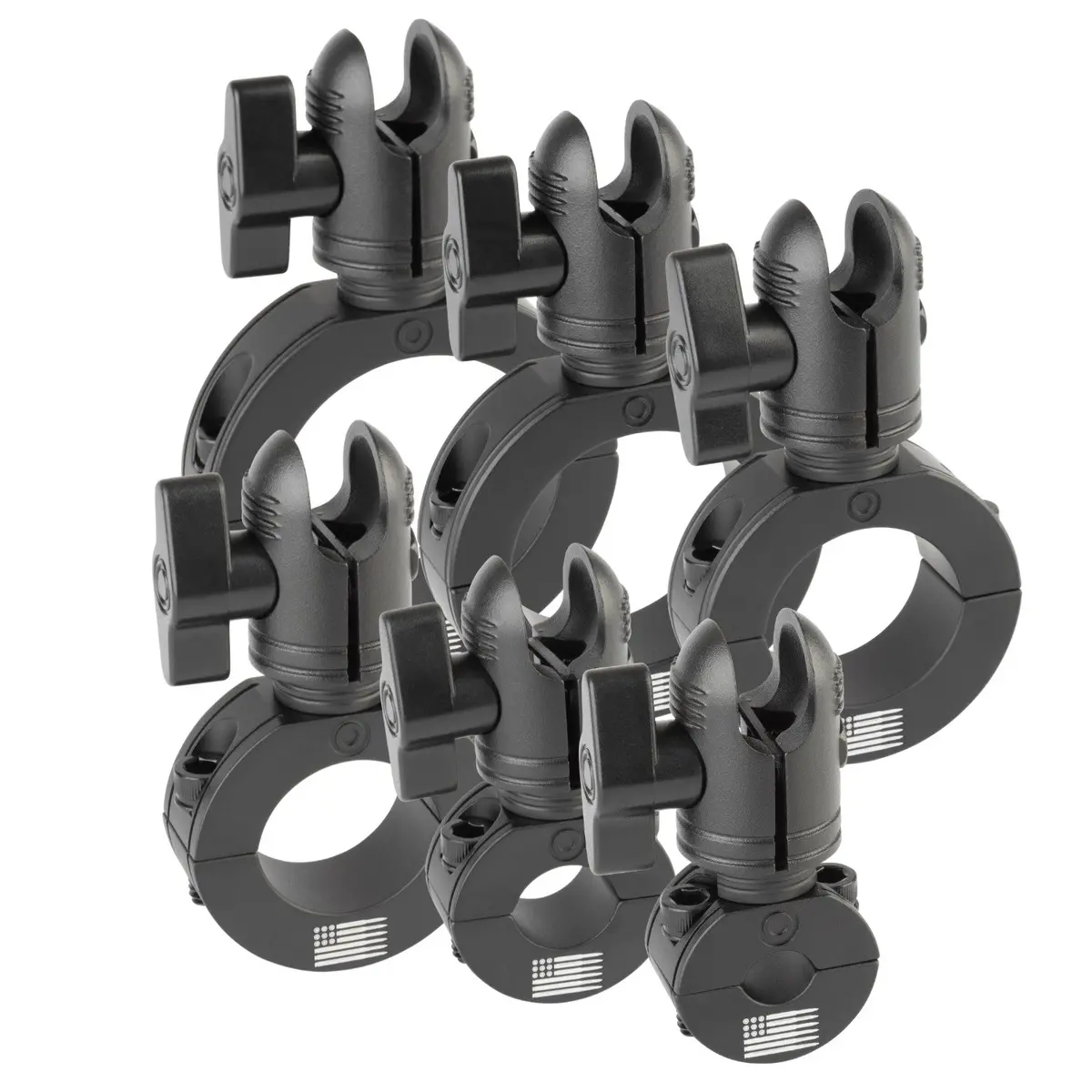 Aluminum Bar Clamp Mounts With 20Mm Connector End Nubby Edition (Various Sizes) 1