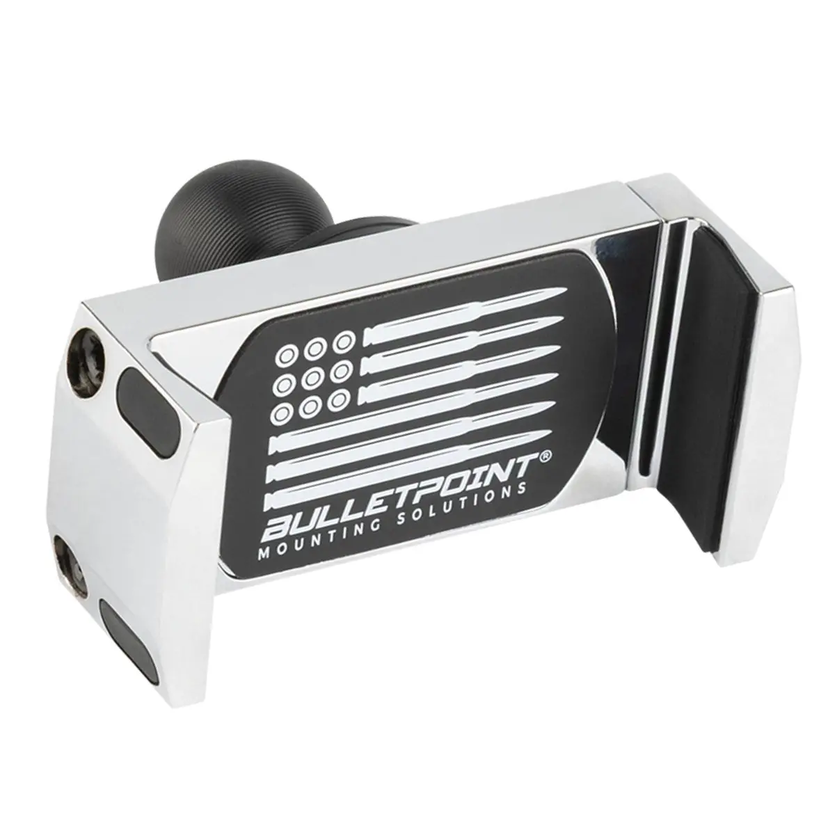 Chrome Spring-Loaded Universal Phone Holder With 20Mm Ball 1