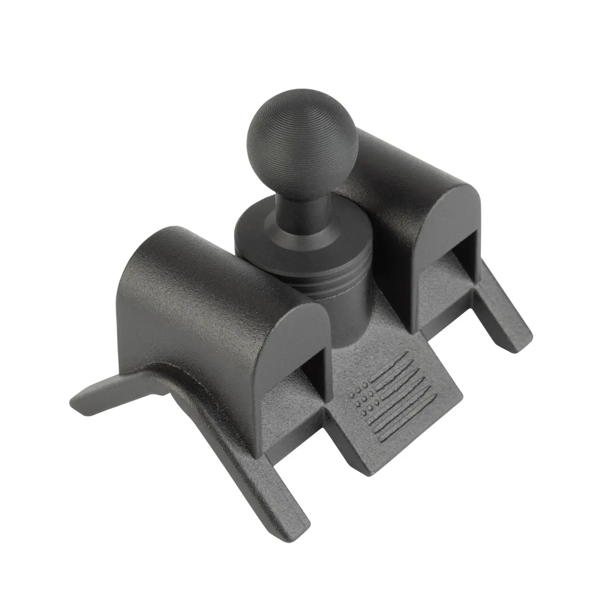 Adjustable Dual Hose Clamp Bar Mount With 20Mm Ball - Fits Bars 1 To 3 Inches Diameter 1