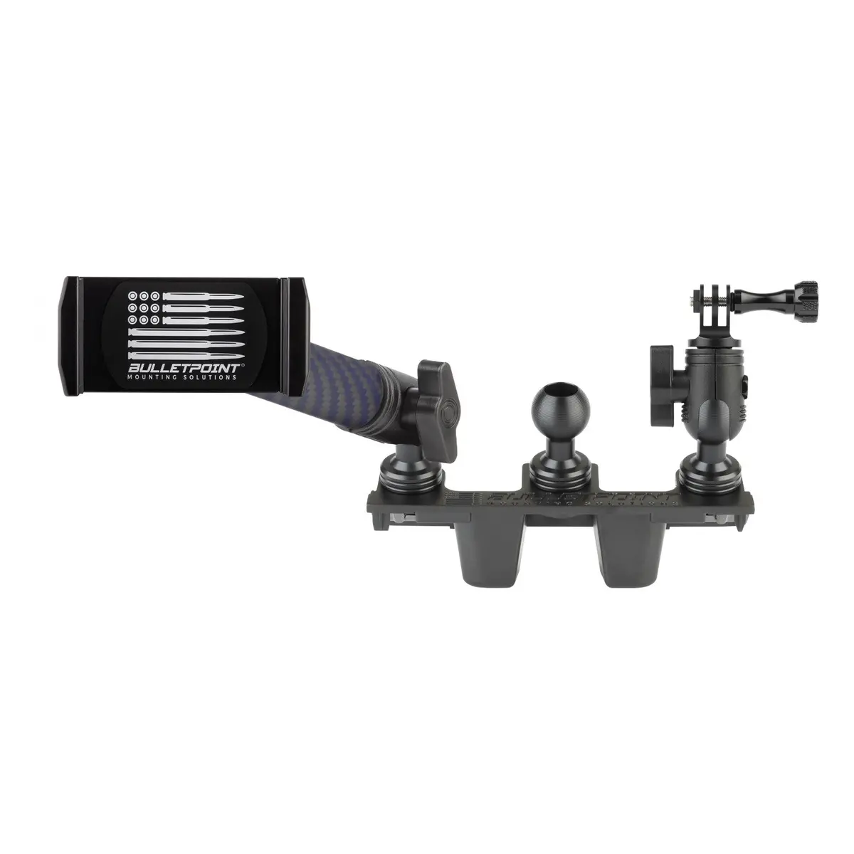 Accessory Ready Metal Dash Mount Phone Holder Supports 3 Devices For 2021+ Ford Bronco 1