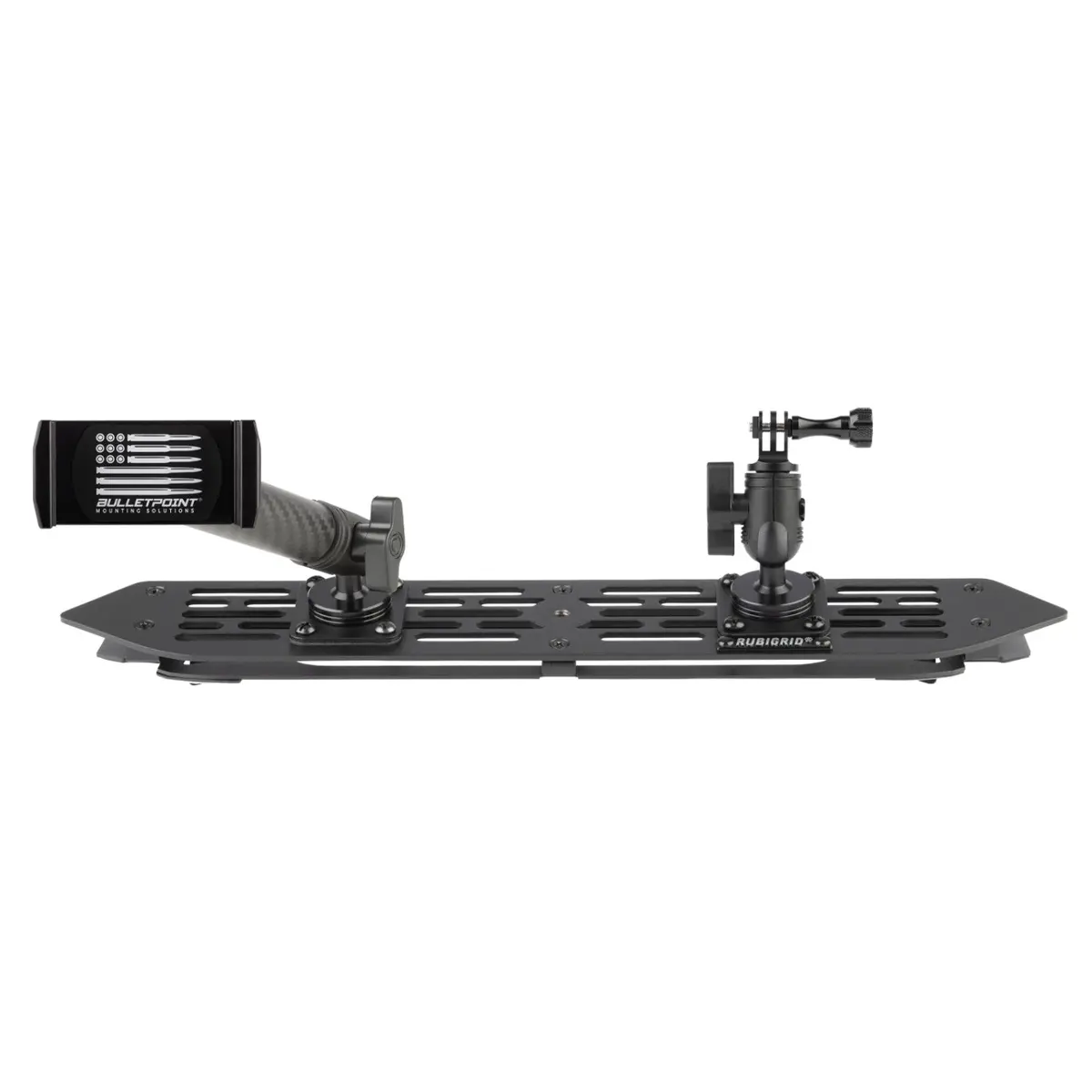 Rubigrid® 2018-2023 Jeep Wrangler Jl & 2020-2023 Jeep Gladiator Multi-Device Platform Dash Mount With Black Arms 1