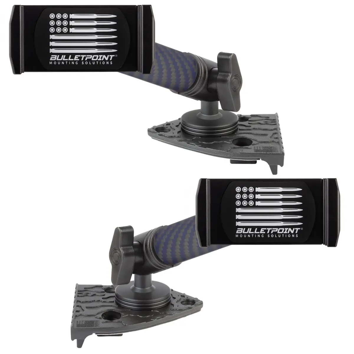 2018-2023 Jeep Wrangler Jl + 2020-2023 Jeep Gladiator Driver And Passenger Dual Phone Mount Combo Pack 1