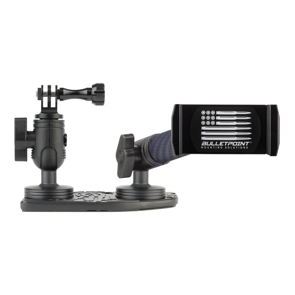 2024+ Jeep Wrangler Jl & Jeep Gladiator Passenger Side Dual Ball Metal Dash Mount Phone Holder 1