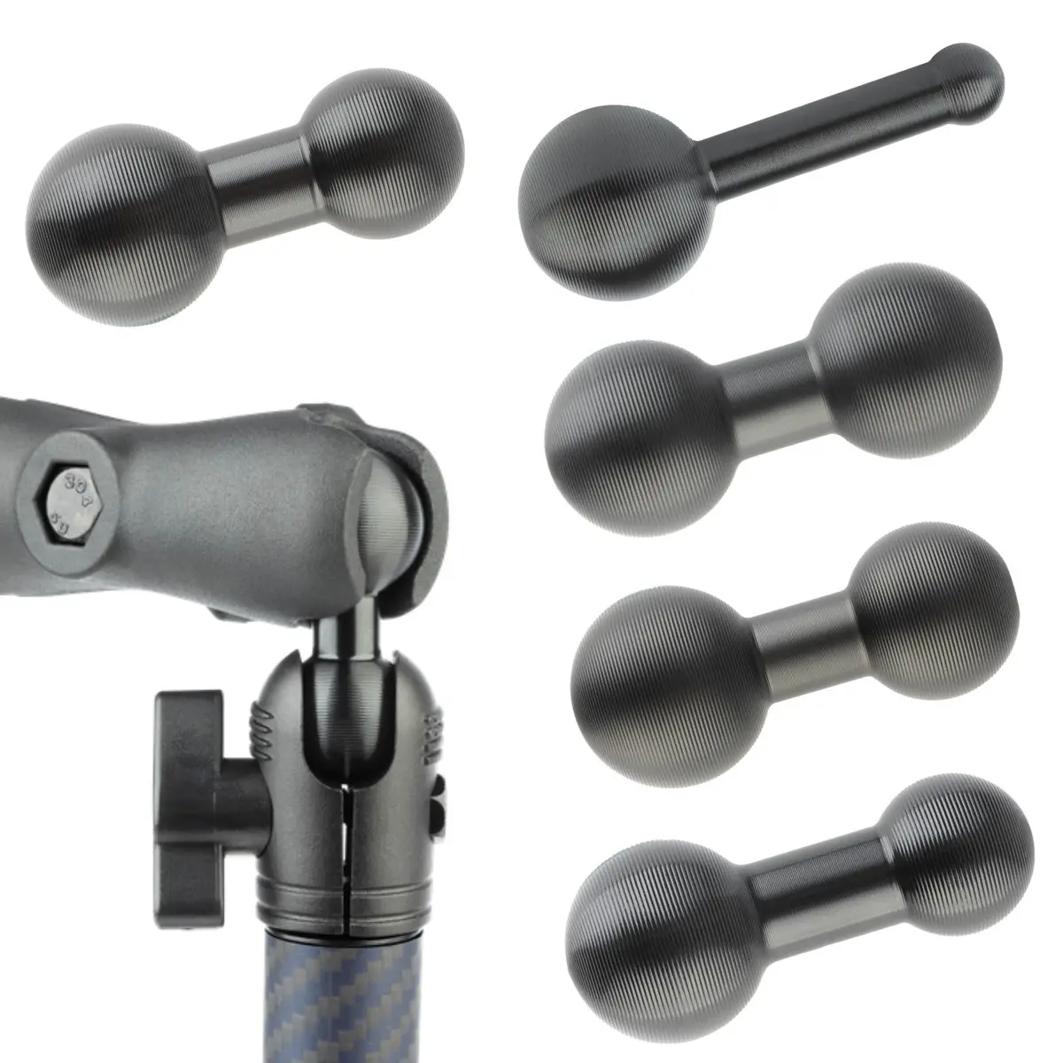 Connectors For Carbon Fiber/Kevlar Arms And Third Party Devices 1