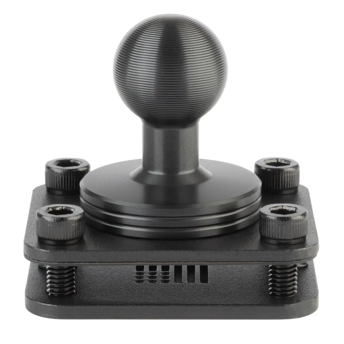 4-Hole Amps Mounting Plate With 20Mm Ball Mount + Metal Backing Plate (Includes Installation Hardware) 1