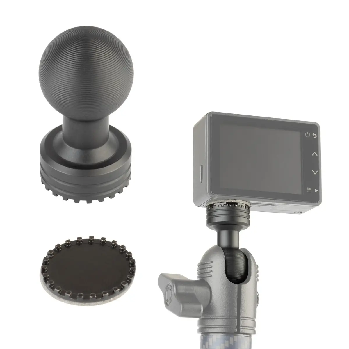 Magnetic Dash Camera Adapter With 20Mm Ball Mount 1