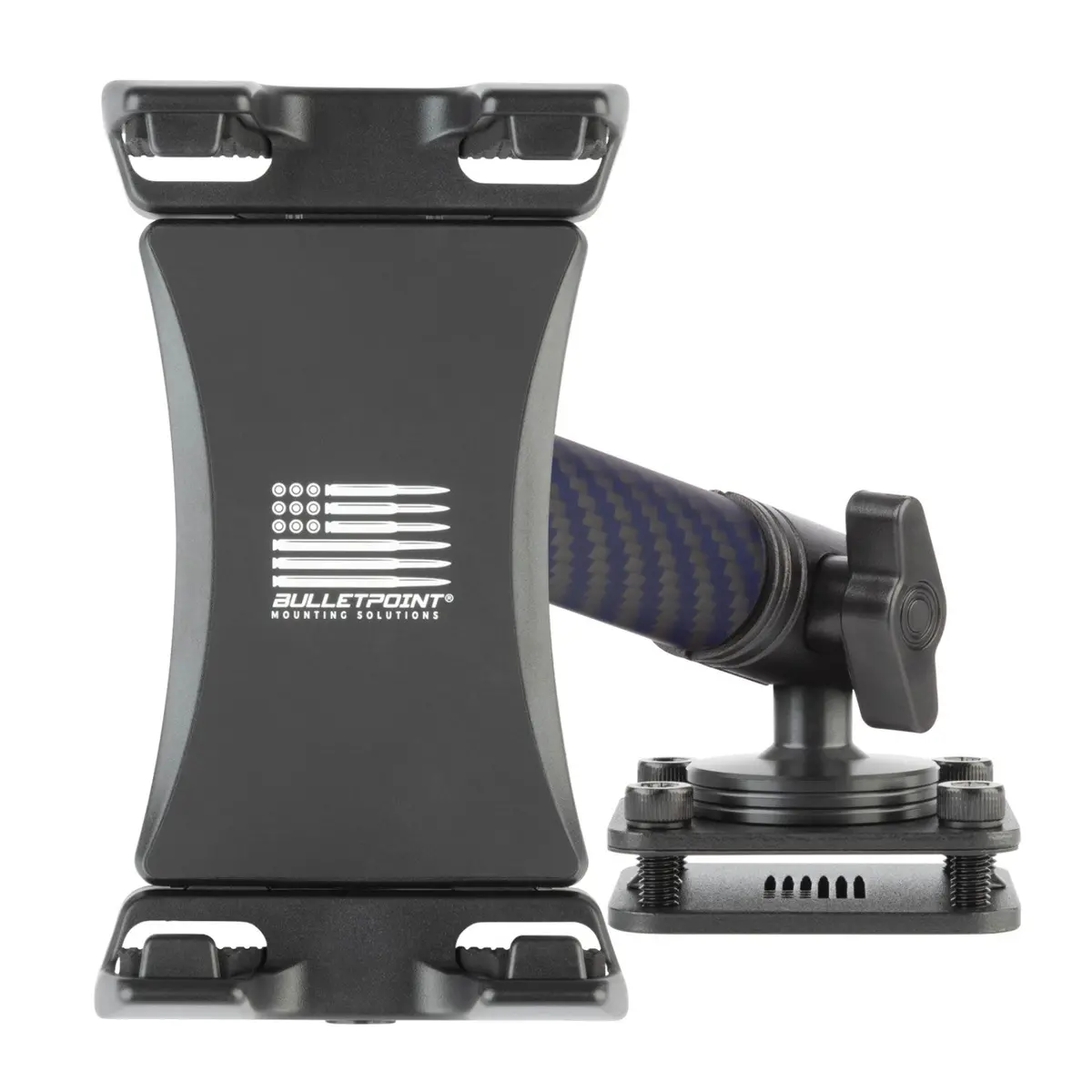 Tablet Holder With Mounting Arm + Amps Mounting Plate With 20Mm Ball 1
