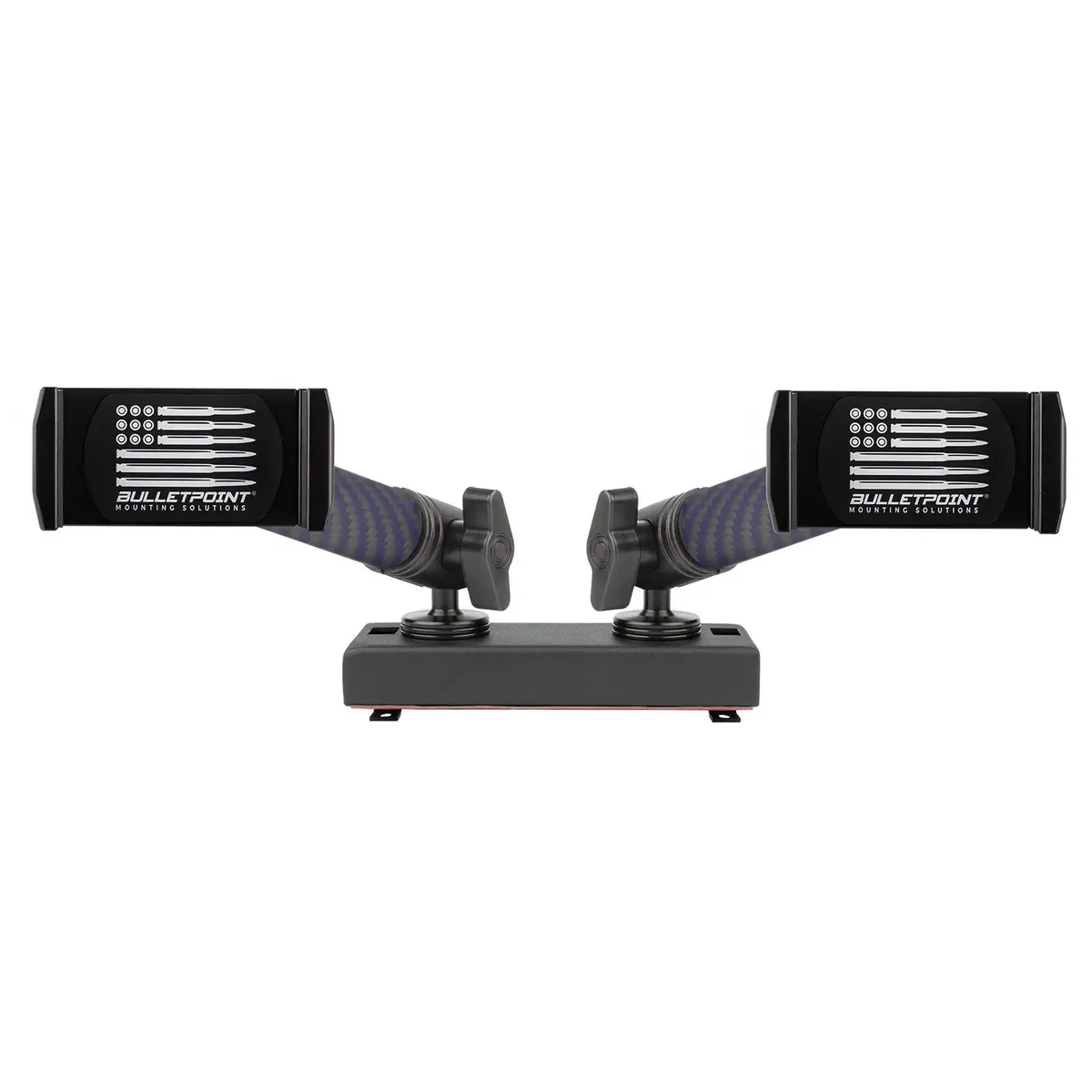 2019+ Ram Truck Dual 20Mm Ball Metal Dash Mount With Dual Phone Holders 1