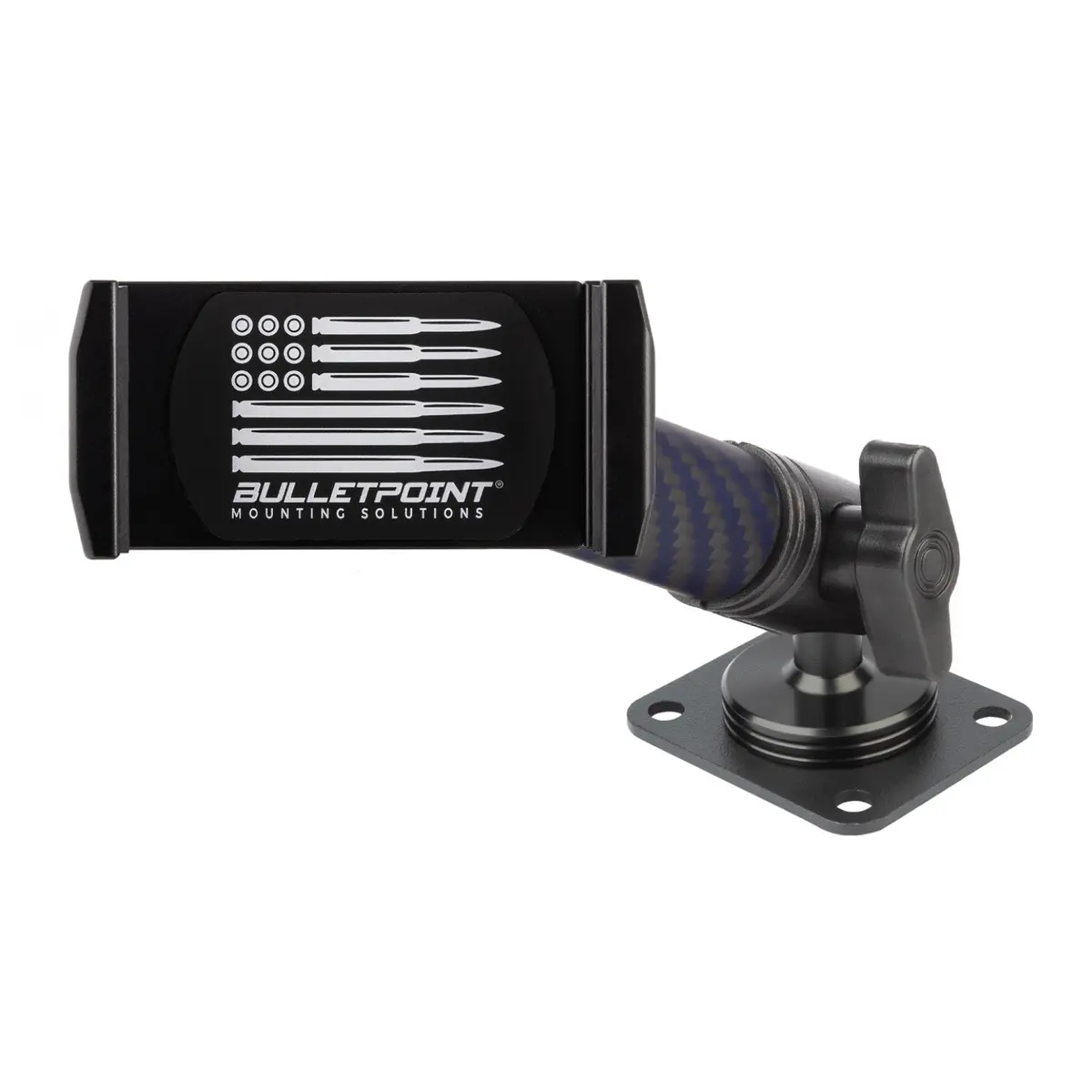 4-Hole Amps Ball + 4Cm Mounting Arm + Device Holder Kit For Rubigrid® Dash Mounts 1