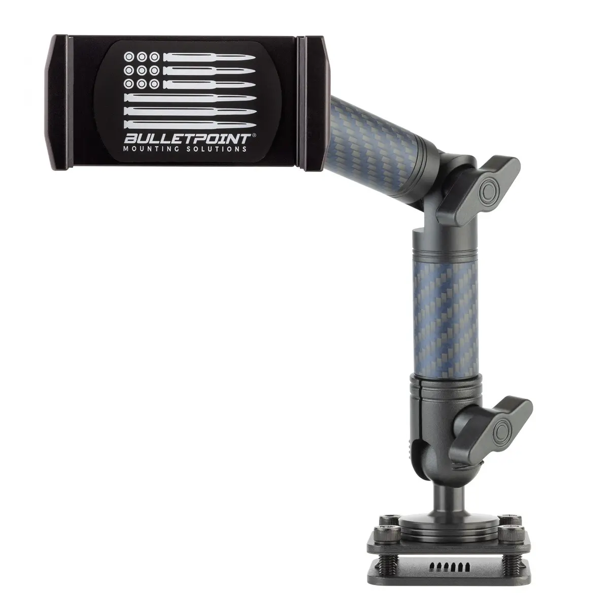 Universal Phone Holder With Articulating Mounting Arm + Amps Mounting Plate 1