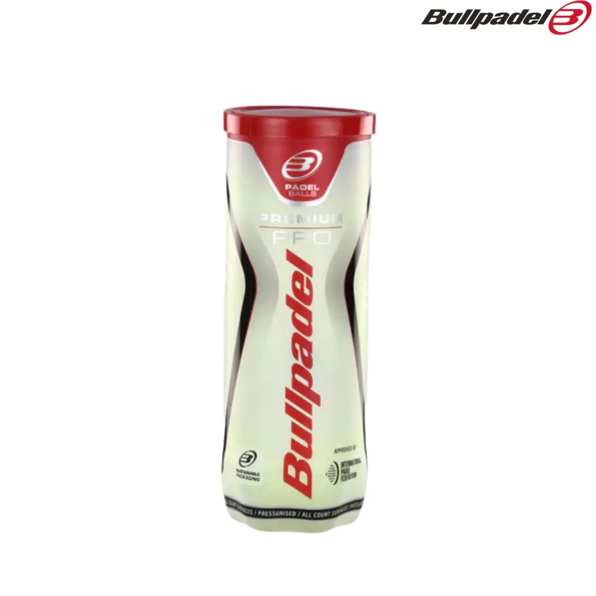 Bullpadel Premium Pro Padel Balls (1 Can) 1