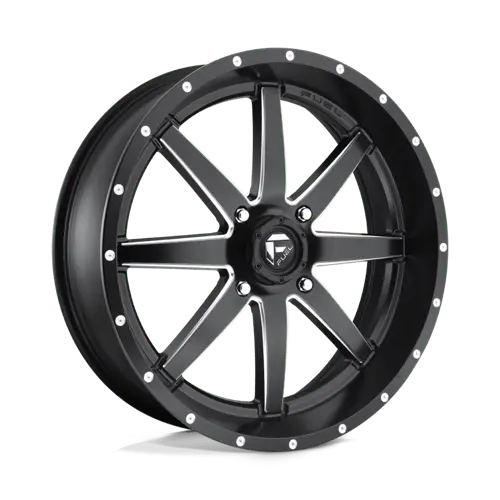 D538 14X7 4X137 Mt-Blk-Mil 38Mm 1