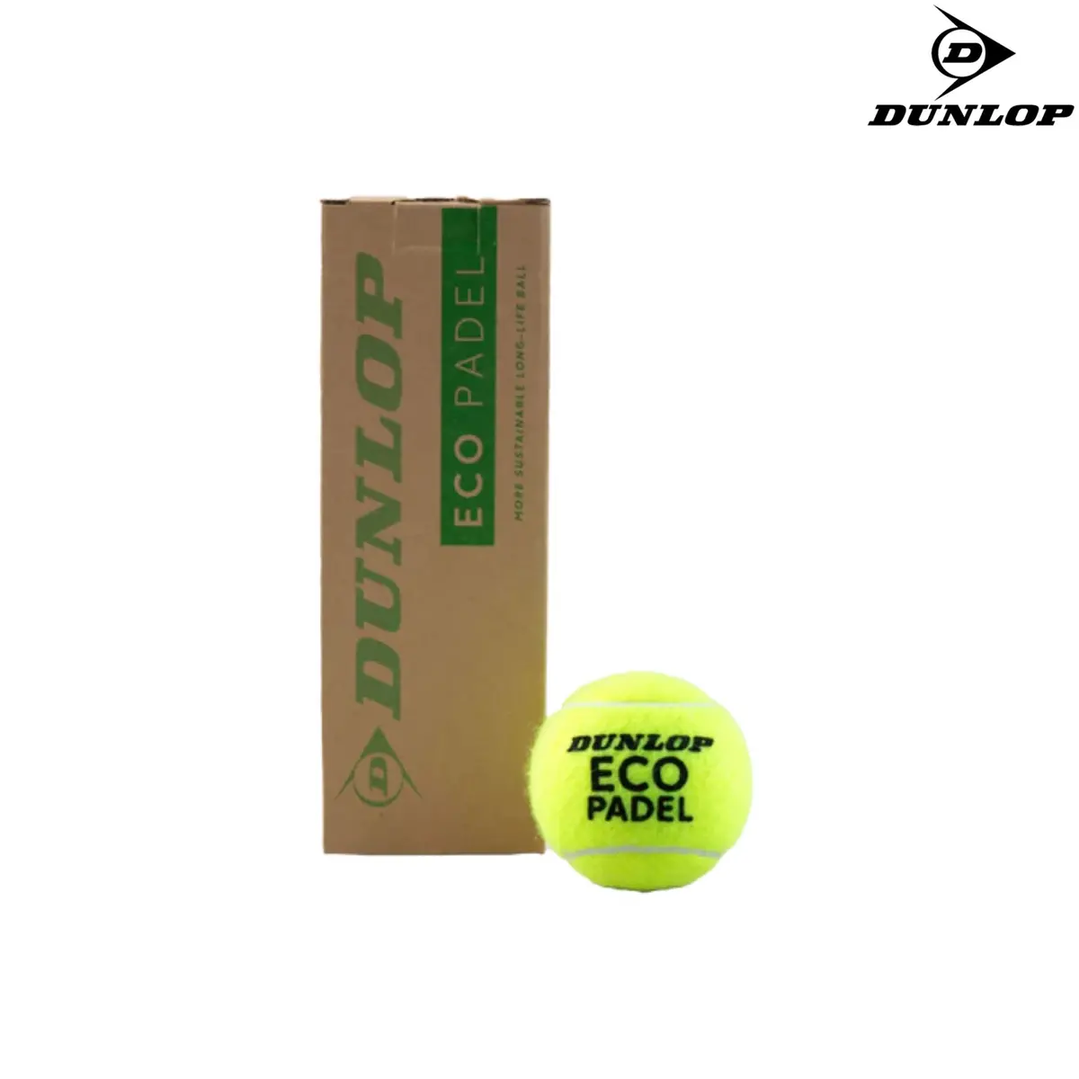 Dunlop Eco Padel Balls (1 Can) 1