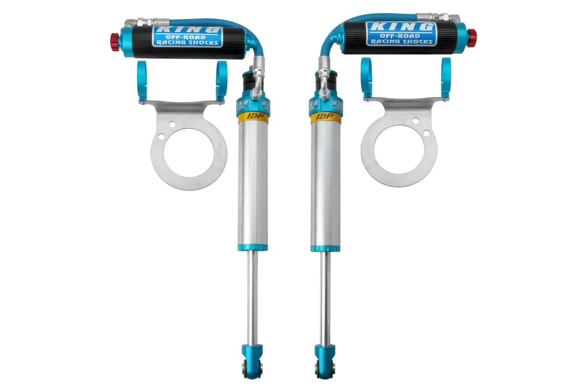 King Shocks 2014+ Ram 2500/3500 4Wd Front 2.5 Dia Piggy Hose Shock W/ Adj. & Ibp (Pair) 1