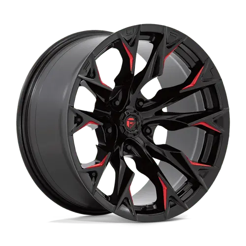D823 20X10 5X5.5 G-Blk Mill C-Red -18Mm 1