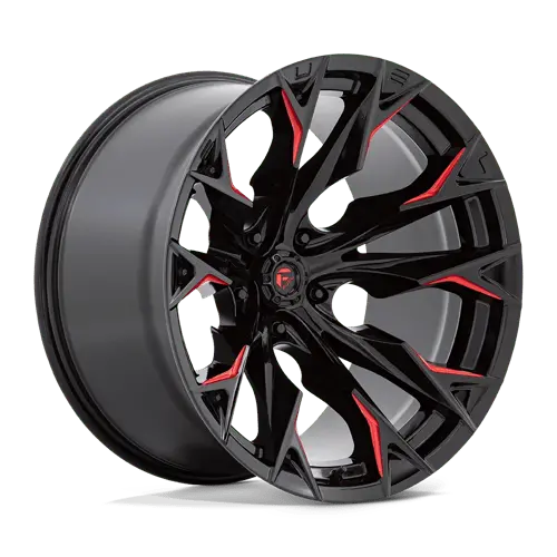 D823 22X12 5X5.0 G-Blk Mill C-Red -44Mm 1