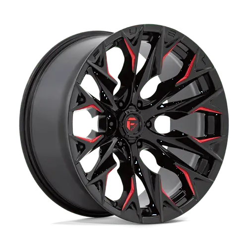 D823 22X10 6X135 G-Blk Mill C-Red -18Mm 1