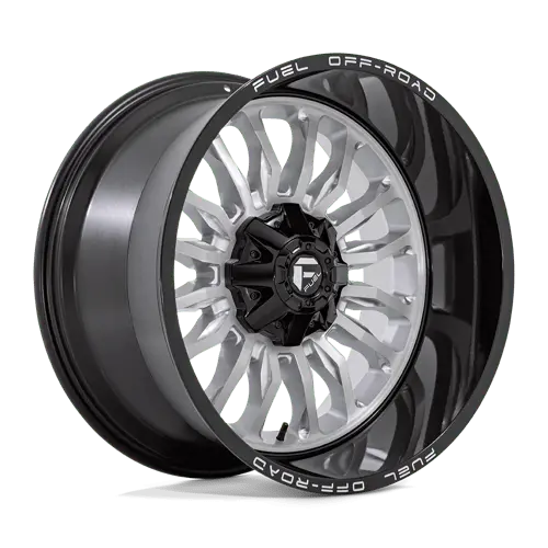 D798 22X12 8X180 Slvr-Brsh Blk-Lp -44Mm 1