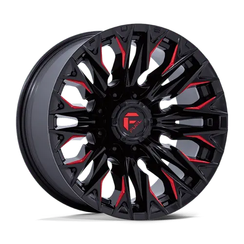 D823 20X9 8X6.5 G-Blk Mill C-Red 1Mm 1