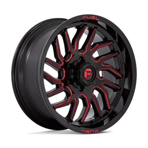 D808 20X9 6X5.5 G-Blk Mill-Rt 1Mm 1