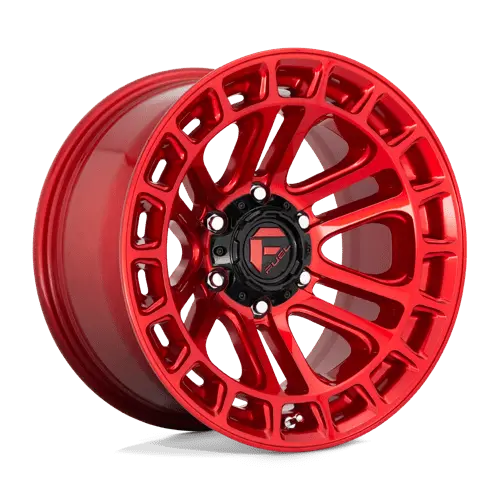 D719 17X9 6X5.5 Gl-Red-Mach -12Mm 1