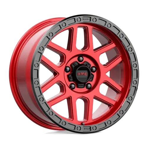 Km544 17X9 5X5.0 C-Red Blk-Lp 18Mm 1