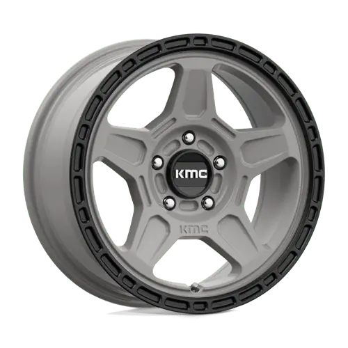 Km721 16X7 5X4.5 S-Gray Blk Lp 15Mm 1