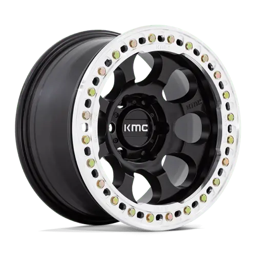 Km237 17X9 5X5.0 S-Blk-Mach-Rg -12Mm 1