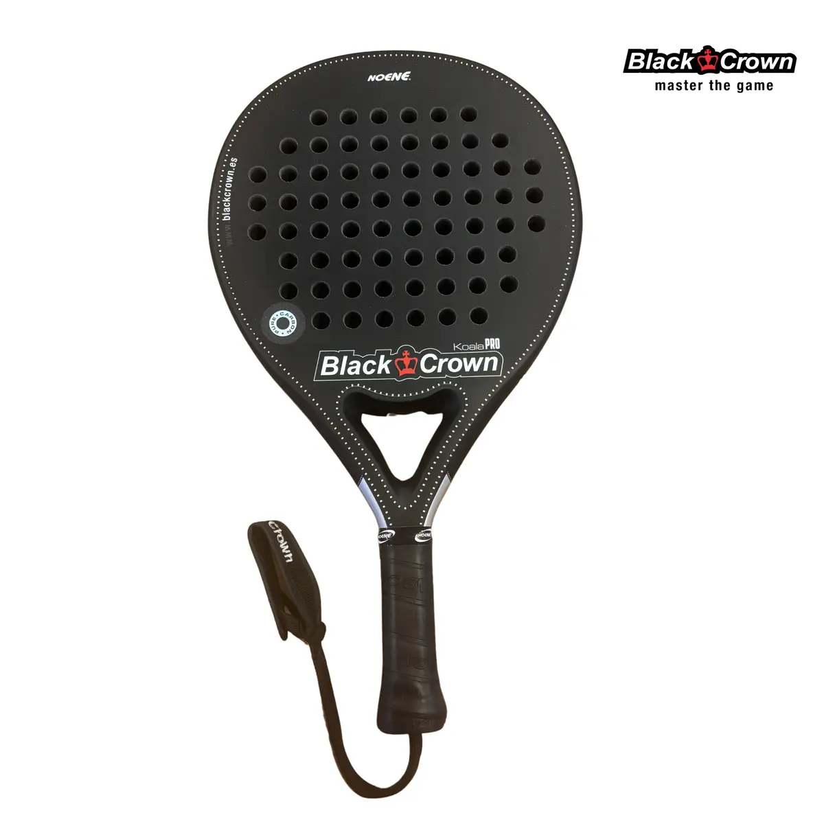 Black Crown Koala Soft Black Rough Edition | Padel Racket 1