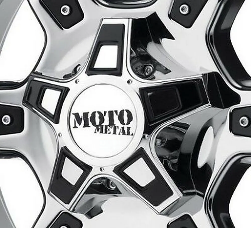 Moto Mo969 Cap 8 Lug - Chrome 1