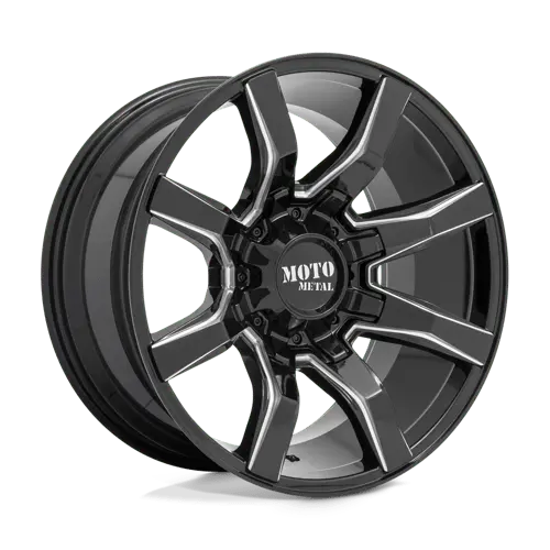 Mo804 20X10 6X135/5.5 G-Blk Mill -18Mm 1