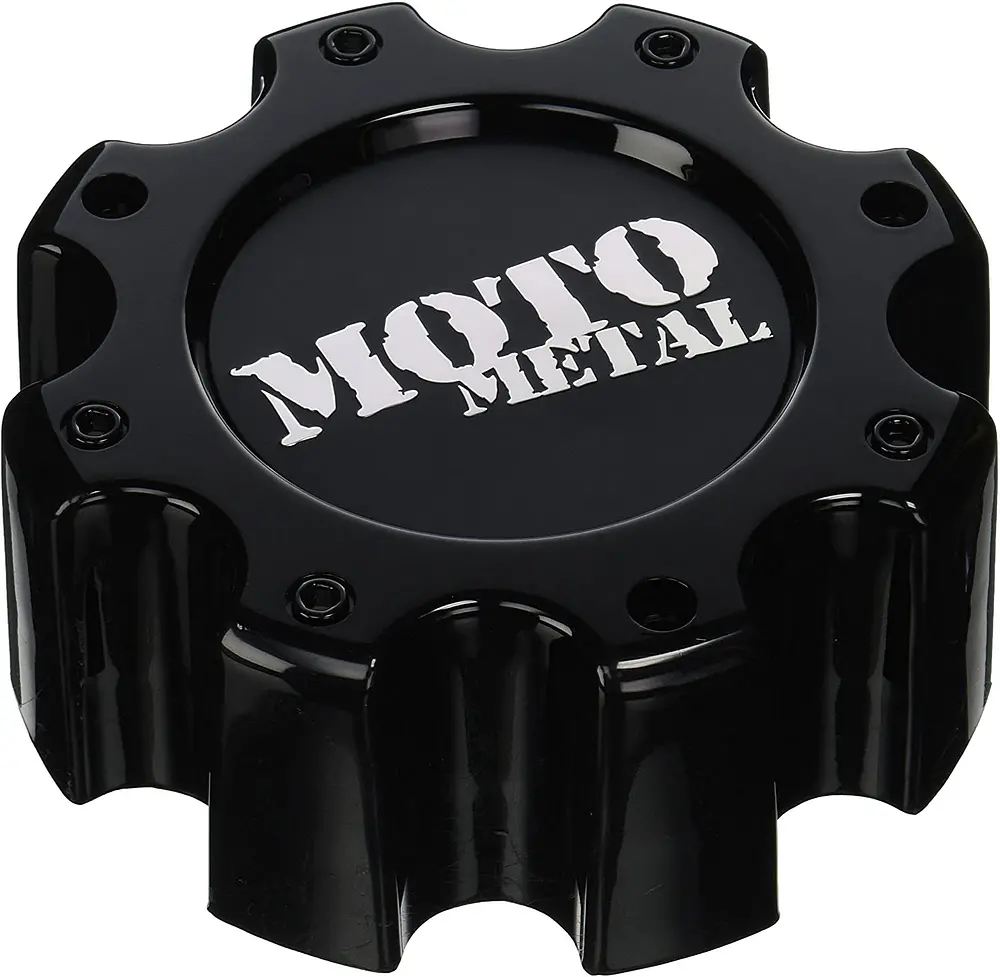 Moto Metal Cap Gloss Black 8 Lug 1
