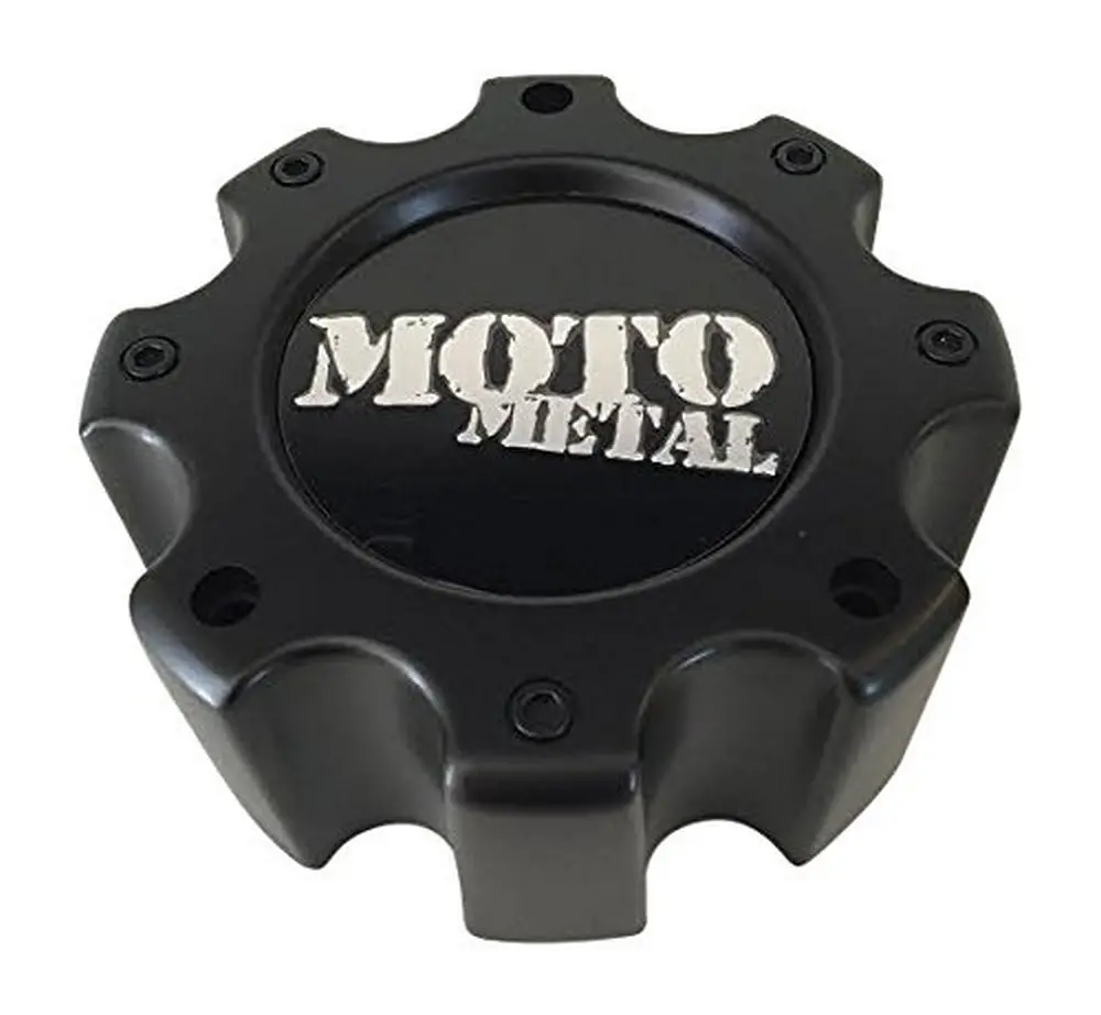 Moto Cap W/ Spacer 8 Lug - Matte Black 1