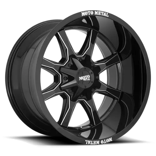 Mo970 18X9 5X5.0/5.5 G-Blk Mill Spk 18Mm 1