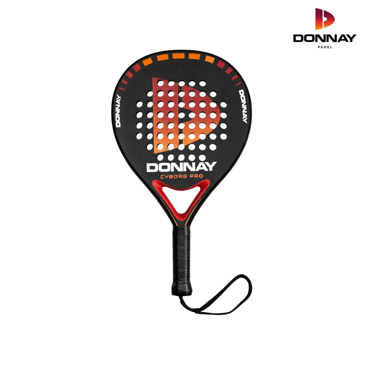 Donnay Cyborg Pro 18K Black | Padel Racket 1