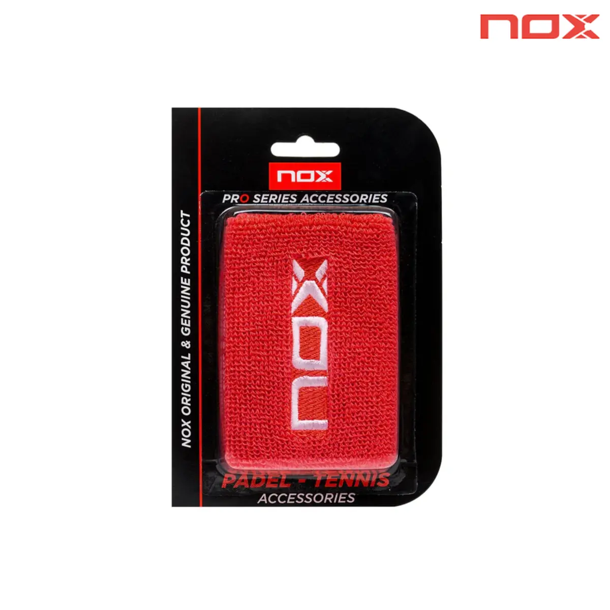 Nox Wristband Red/White 2Pcs 1