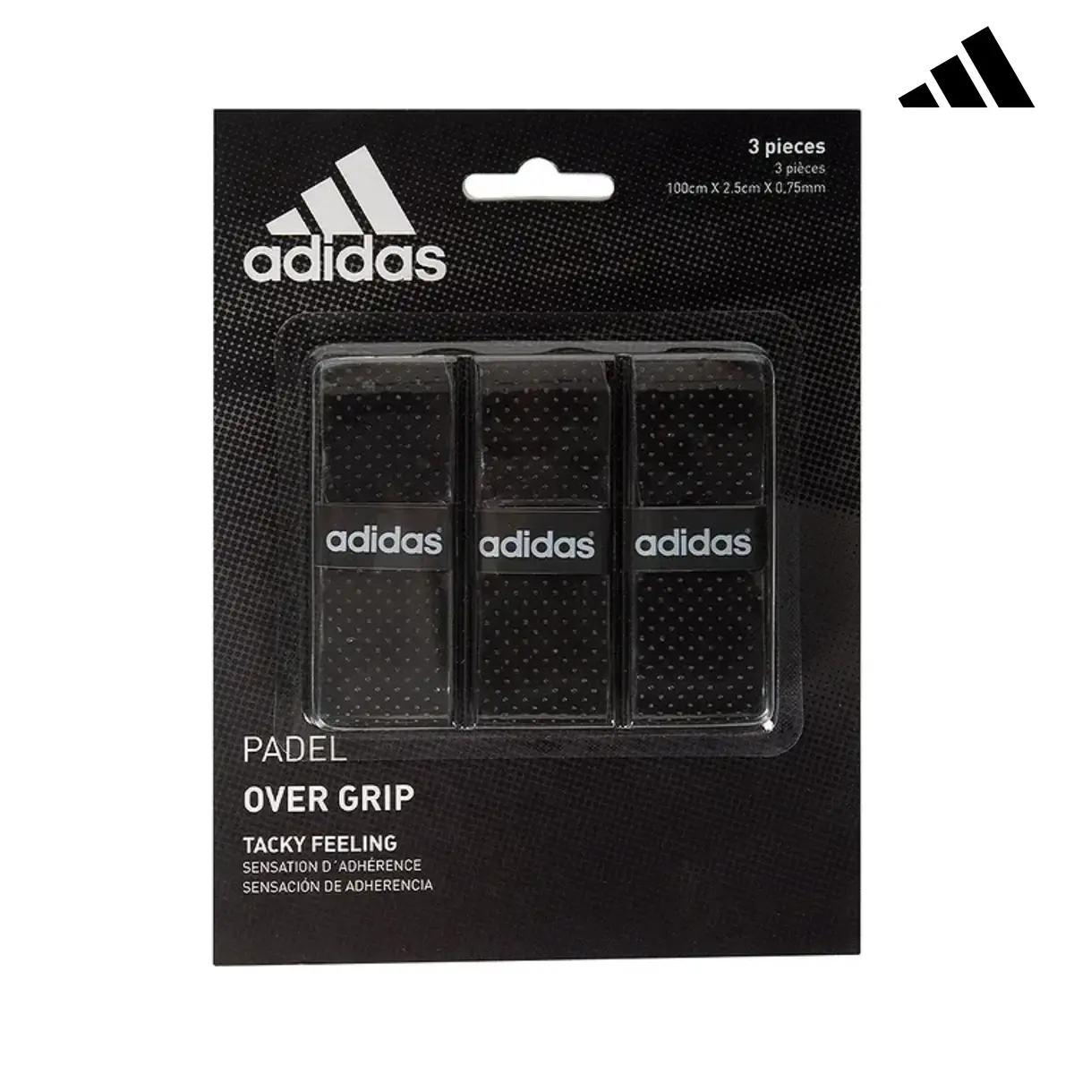 Adidas Overgrips Black 3Pc 1