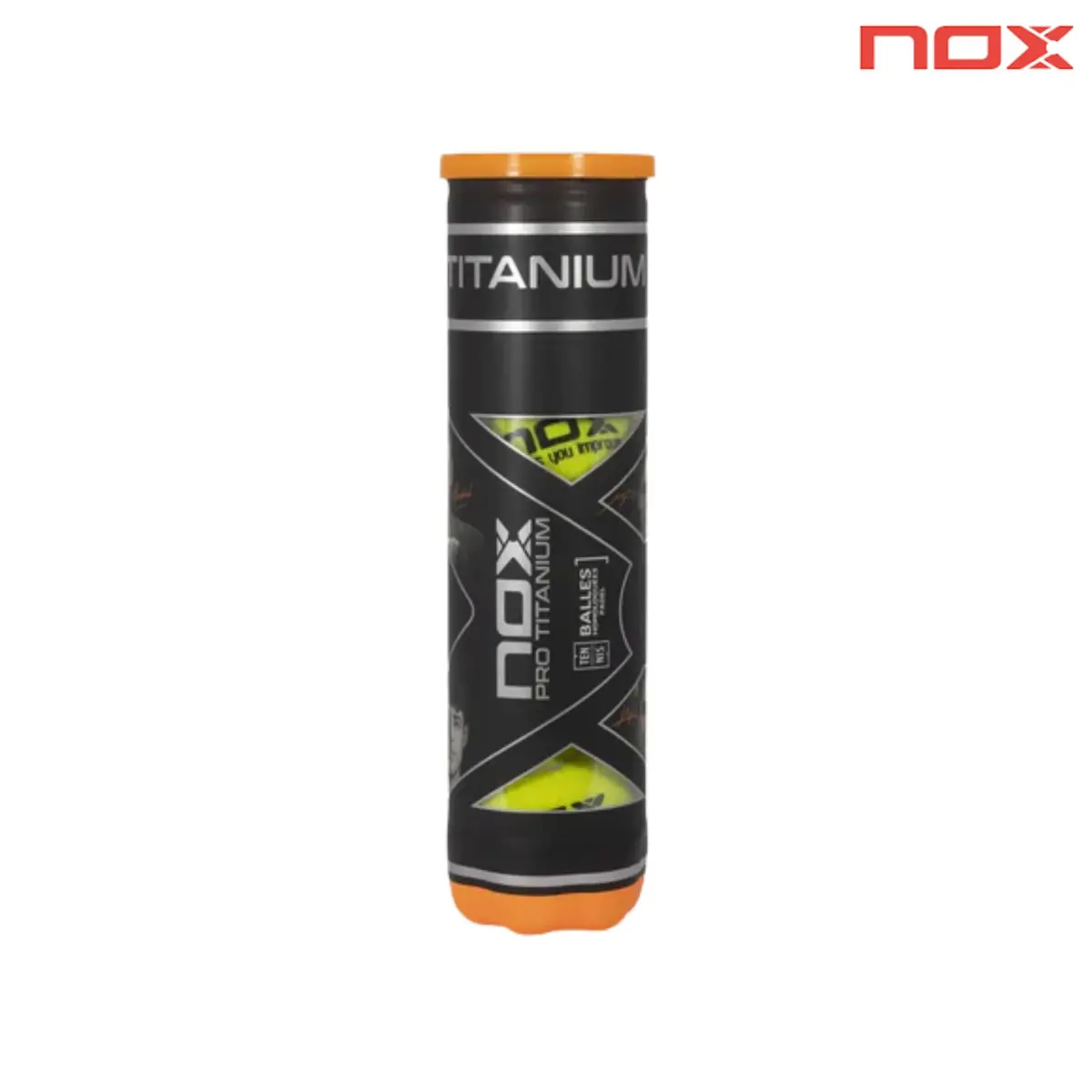 Nox Pro Titanium Padel Balls (4 Pack) 1