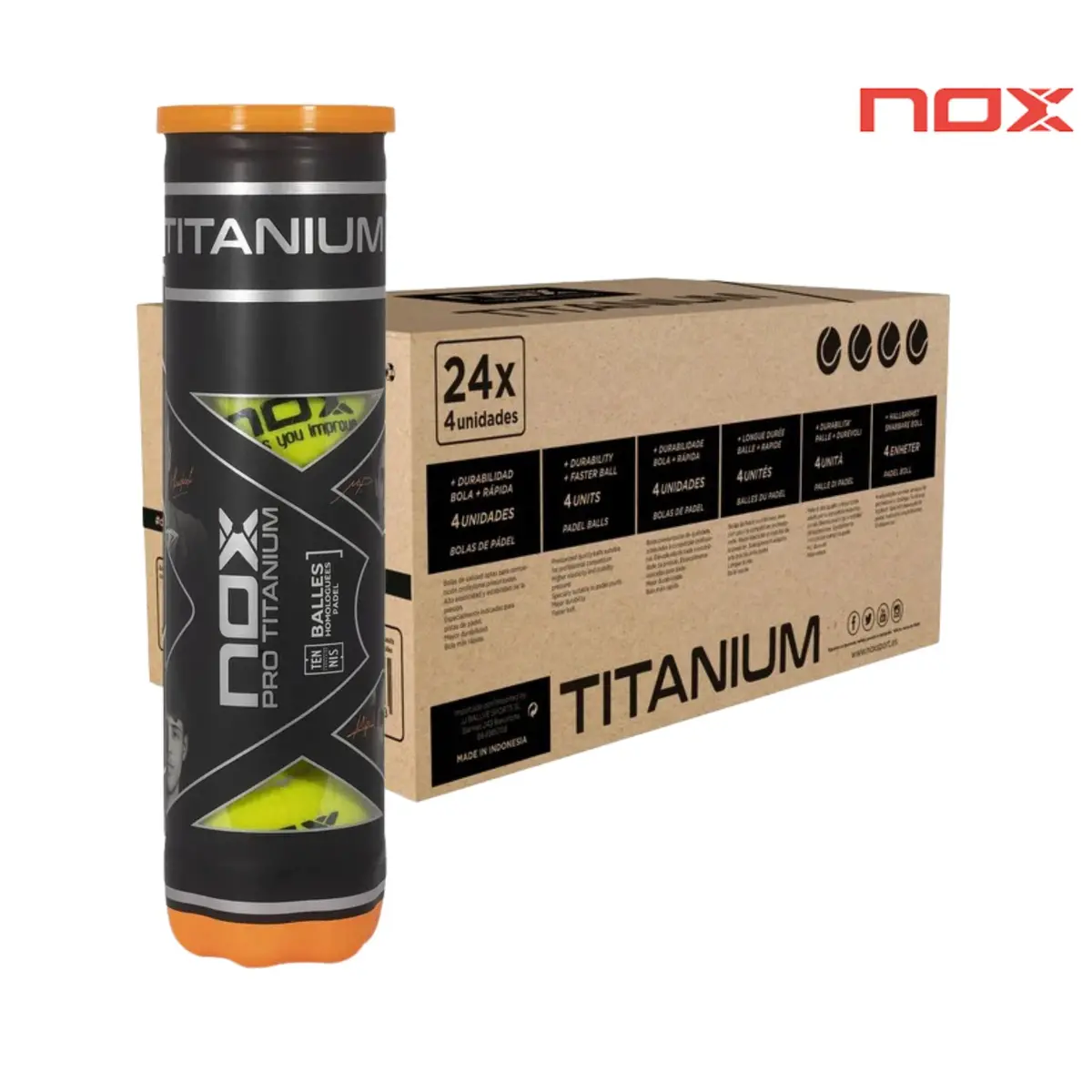 Nox Titanium Balls 24X4 Pc 1