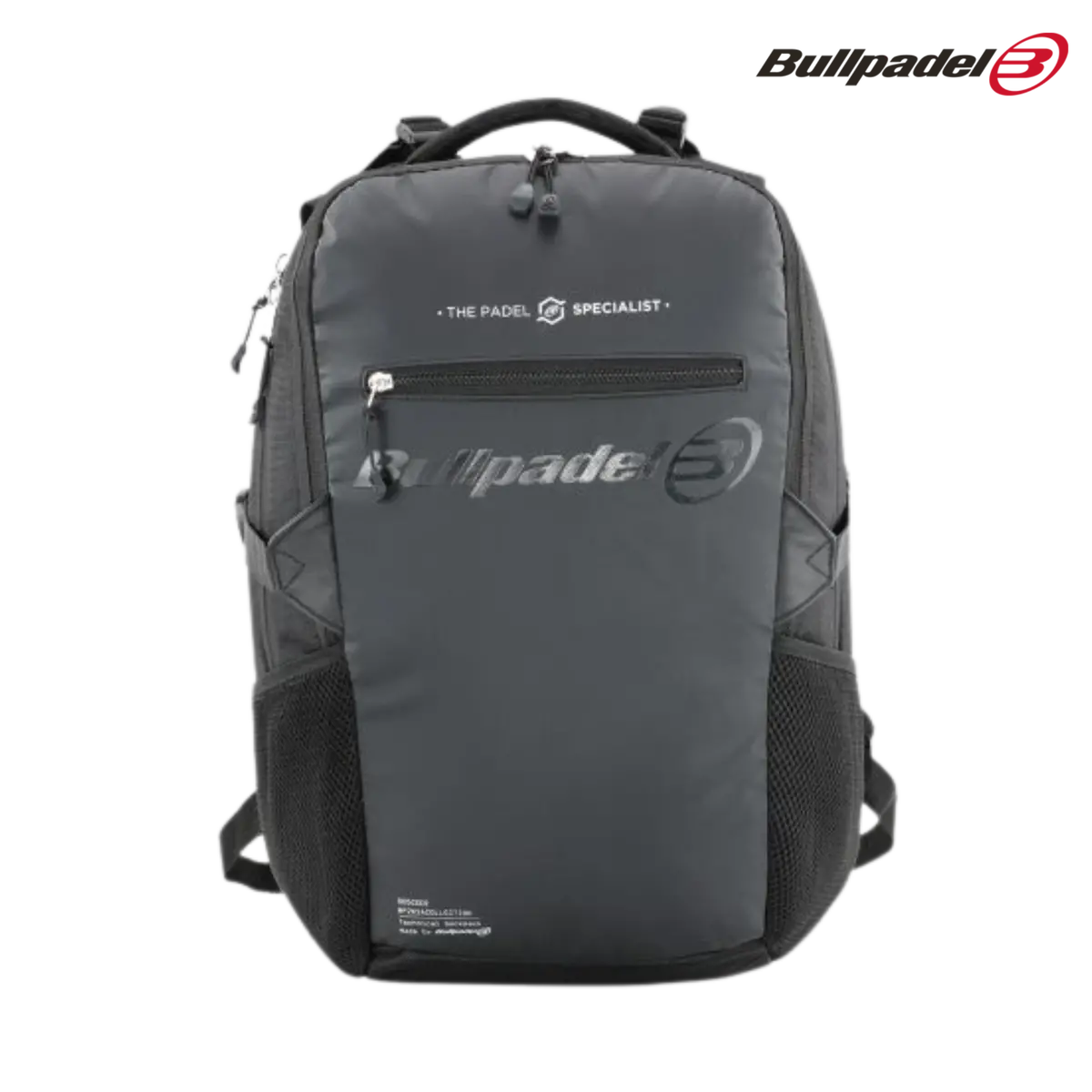 Bullpadel Tech Black Backpack | Padel Bag 1
