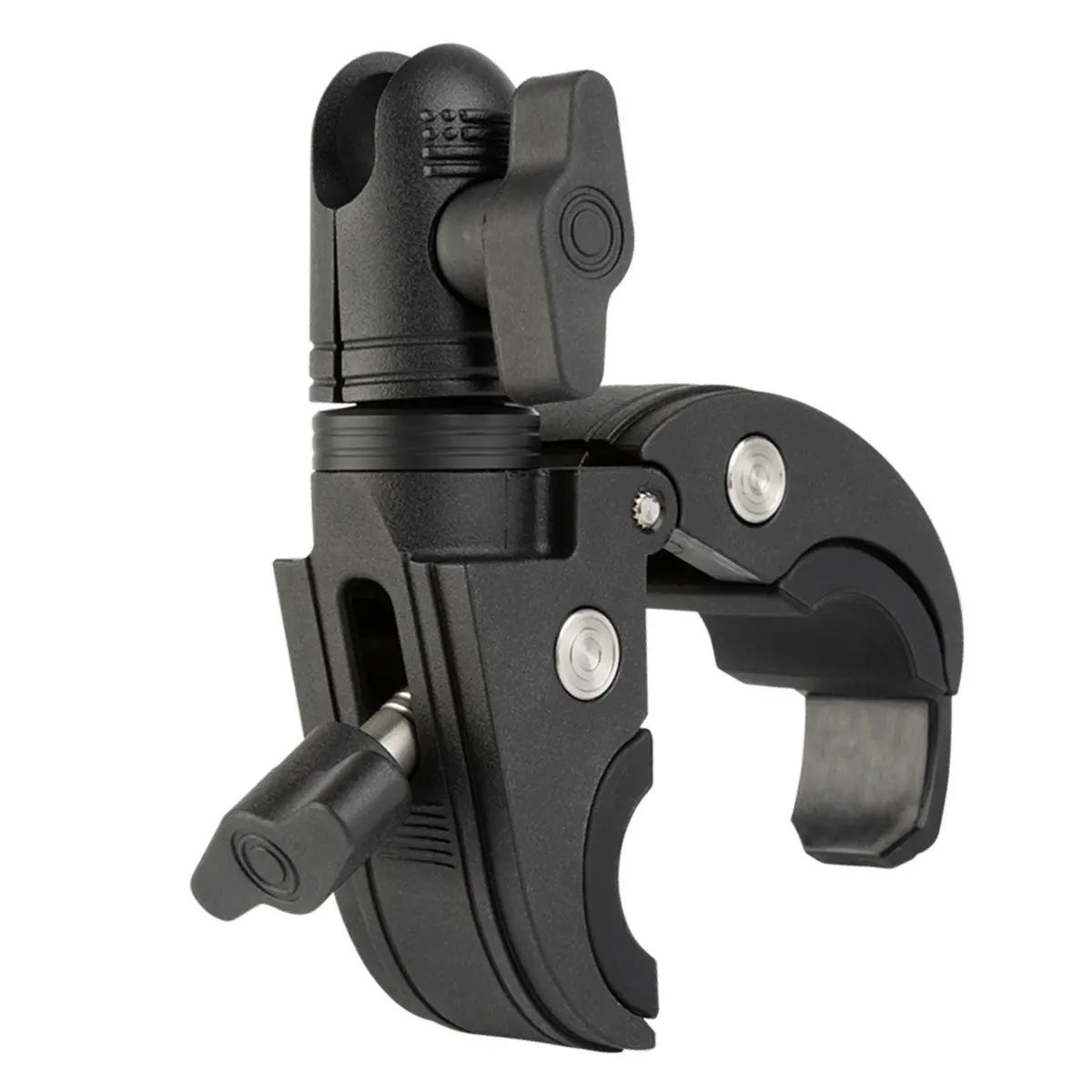 Quick-Adjust Bar Clamp Mount With 20Mm Connector End Nubby Edition - Fits 0.5" To 2" Bars 1