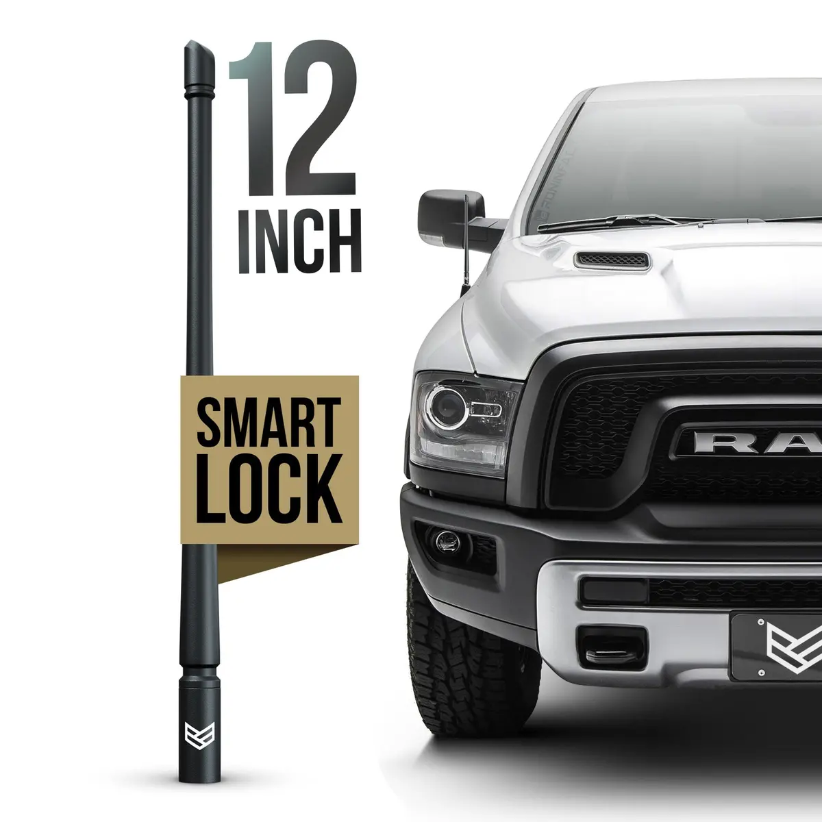 Smartlock™ Short Flexible Antenna For Dodge Ram 12 Inch (New!) 1
