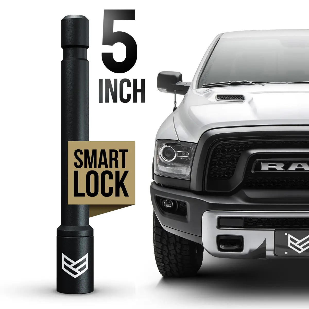 Smartlock™ Short Flexible Antenna 5 Inch For Dodge Ram (New!) 1
