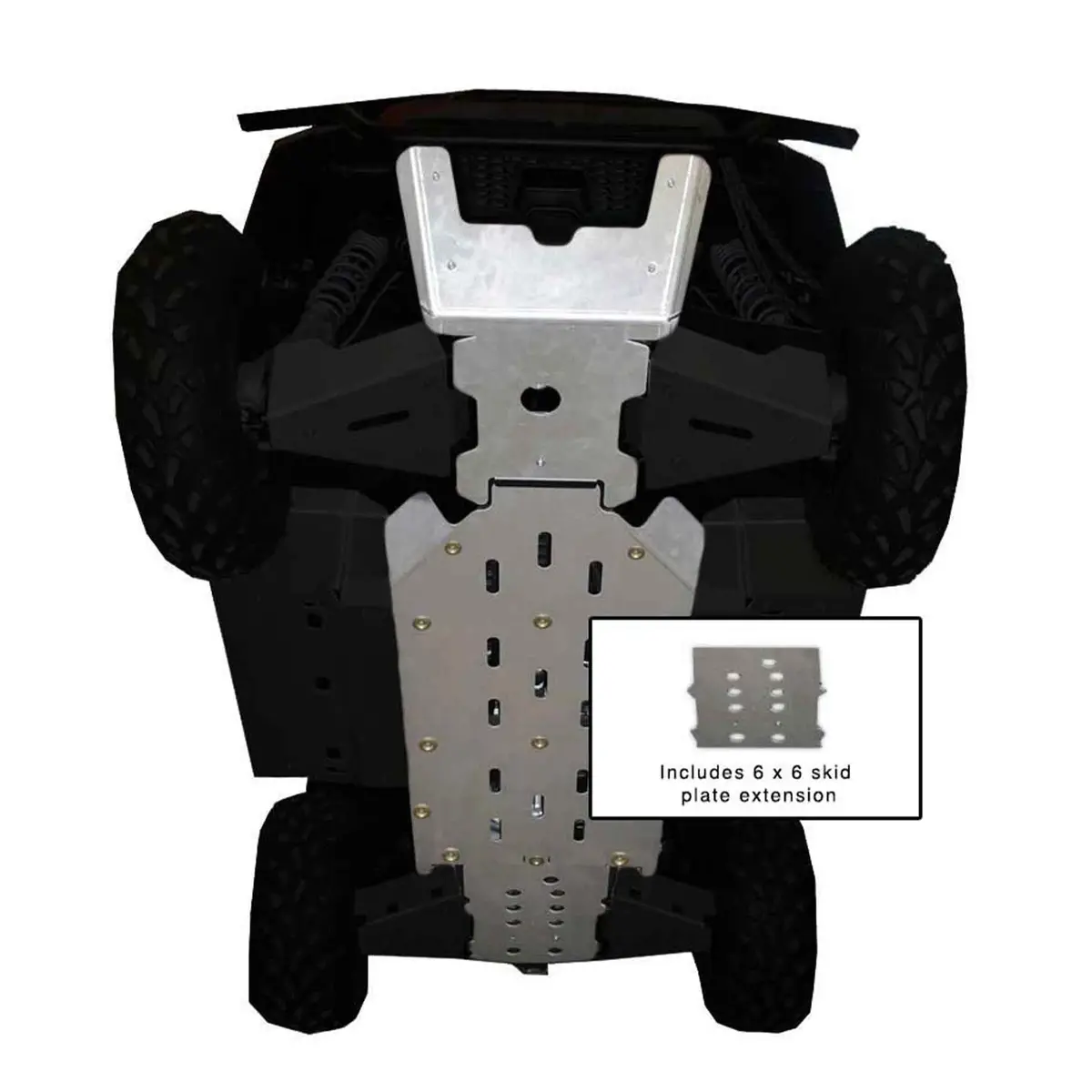 Full Frame Skid Plate Set  |  Polaris Ranger 800 6X6 1