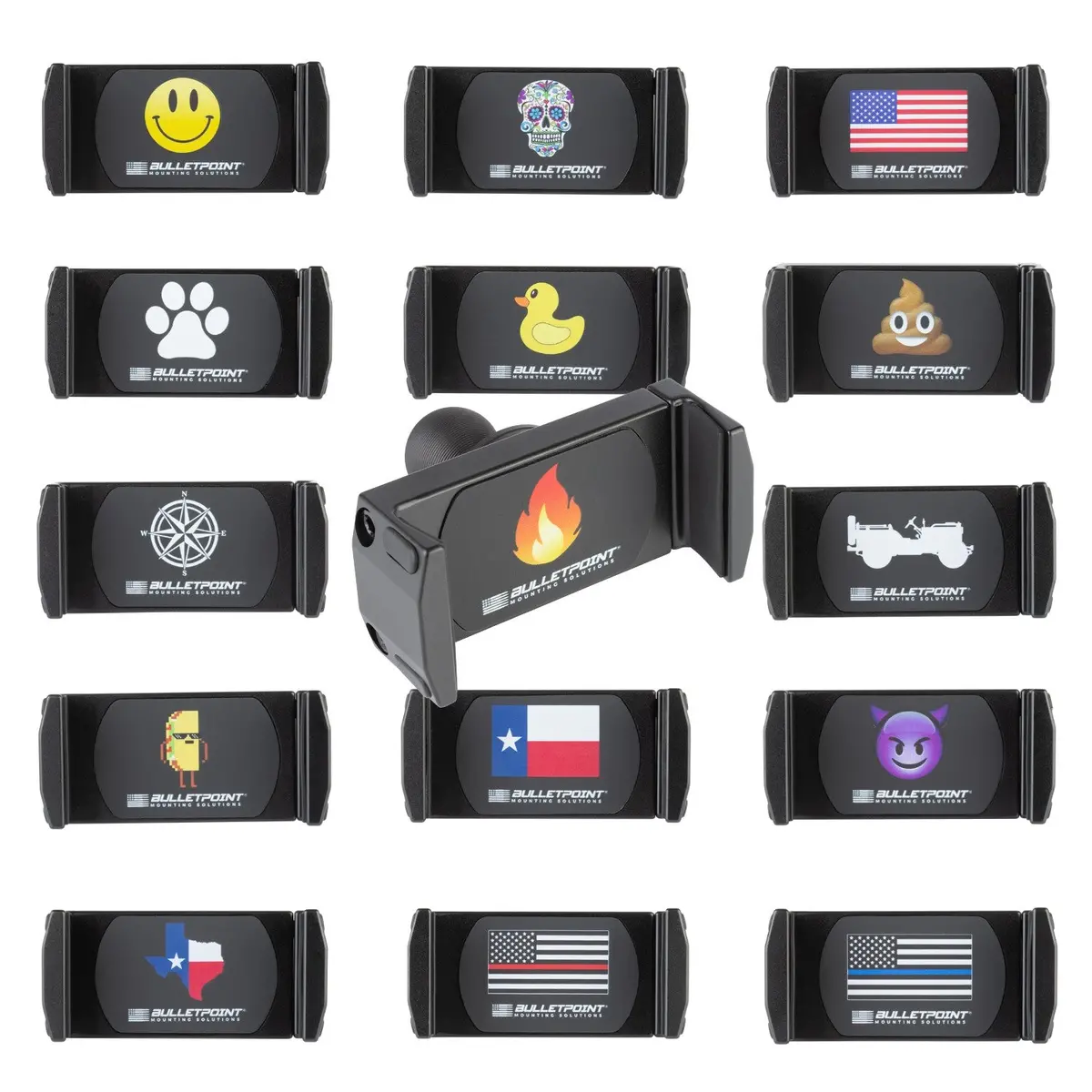 Universal Phone Mount Holder With Printed Graphics 1